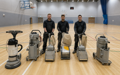 Sports Hall, Gym & Fitness Studio Floor Sanding London | 30+ Years Experience